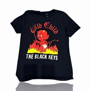 Black Keys Dropout Boogie Tour 2022 Wild Child Devil T-Shirt Black M